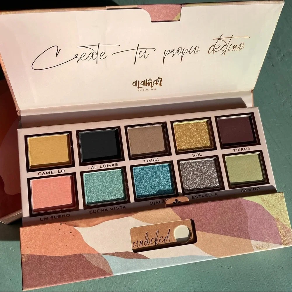 Alamar Cosmetics Eyeshadow Palette - Vibrant Multi-Color Collection New in Box